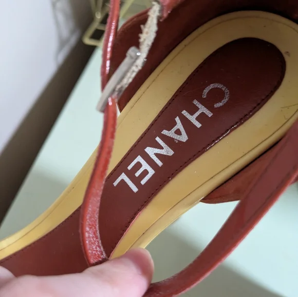 Chanel Yellow Women's Sandals - Picture 3 of 5